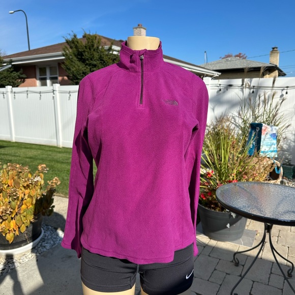 The North Face purple fleece sweater size S - Picture 1 of 8
